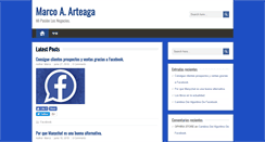 Desktop Screenshot of marcoarteaga.com